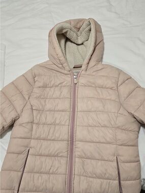 COLIN’S Women Pink Puffer Jacket Coat Size S